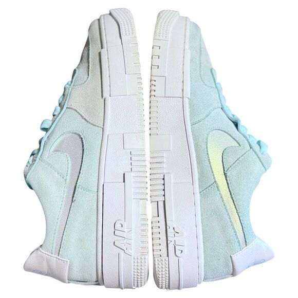 Women’s Nike Air Force 1 Pixel ‘Glacier Blue' Suede Sneakers Size 8 - Picture 15 of 15